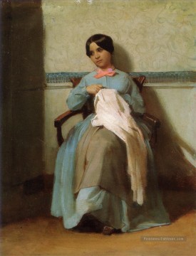 William Adolphe Bouguereau œuvres - Un portrait de Leonie Bouguereau réalisme William Adolphe Bouguereau